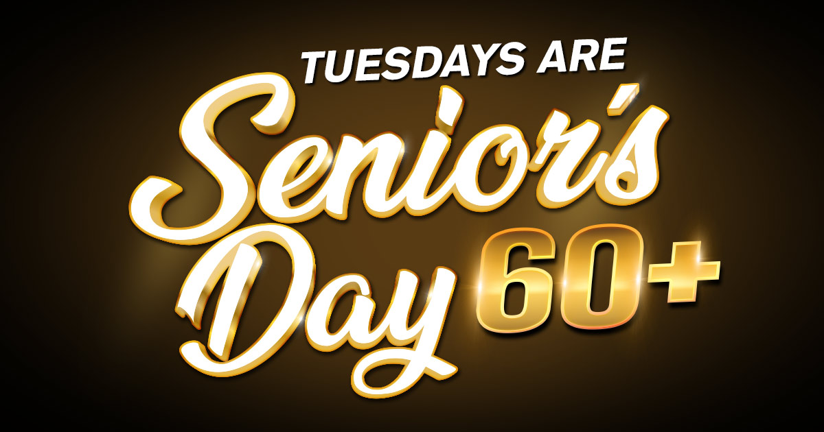 Tuesday's Are Senior's Day - Casino Nanaimo